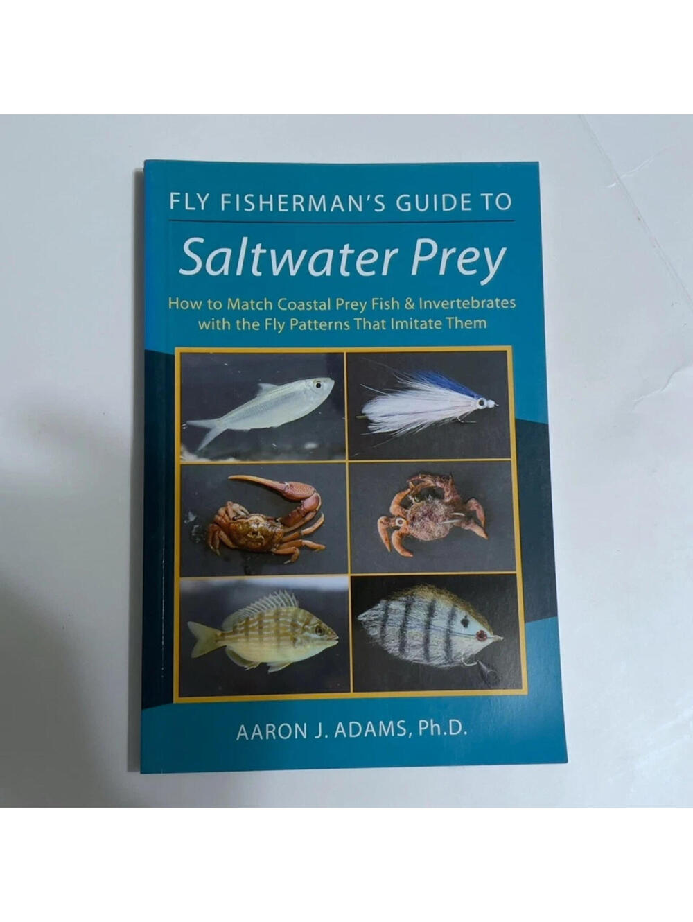 Fly Fisherman's Guide to Saltwater Prey Aaron J. Adams Signed Book